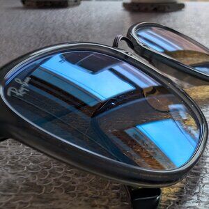 Ray Ban Blue Metal and Plastic Frame